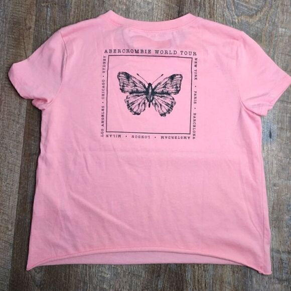 Abercrombie Kids Girls Shirt Size 5/6 - Picture 2 of 2